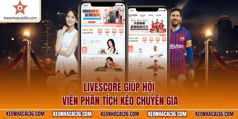 Livescore giúp hội viên phân tích kèo chuyên gia